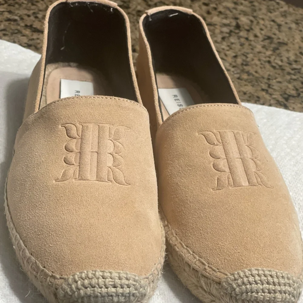 Reiss Tan Espadrilles Slip-On Women's Shoes